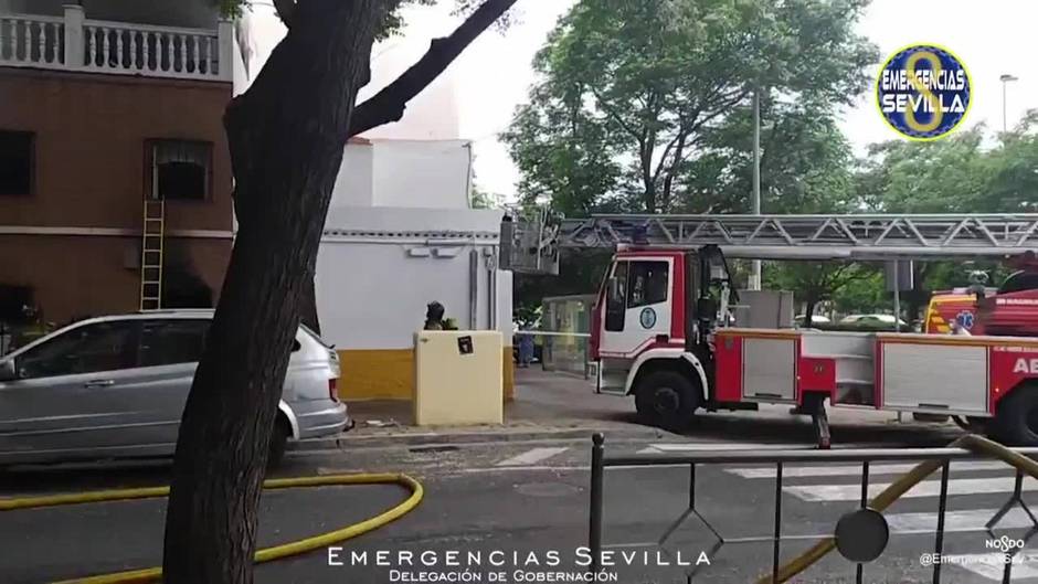 Incendio en calle Afán de Ribera