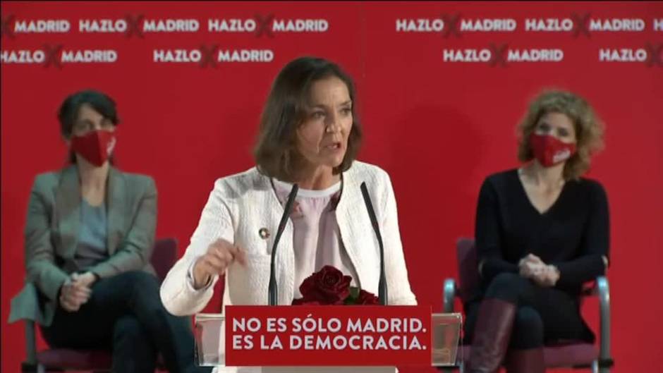 Reyes Maroto: "Contra el odio y el fascismo los socialistas decimos ¡basta!"