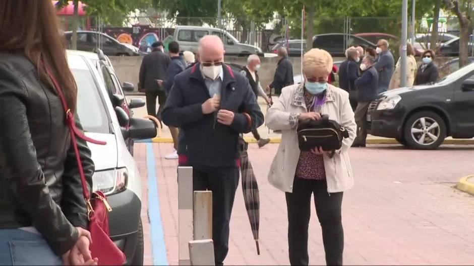 Hospital Universitario de Getafe arranca la vacunación entre 70 y 74 años