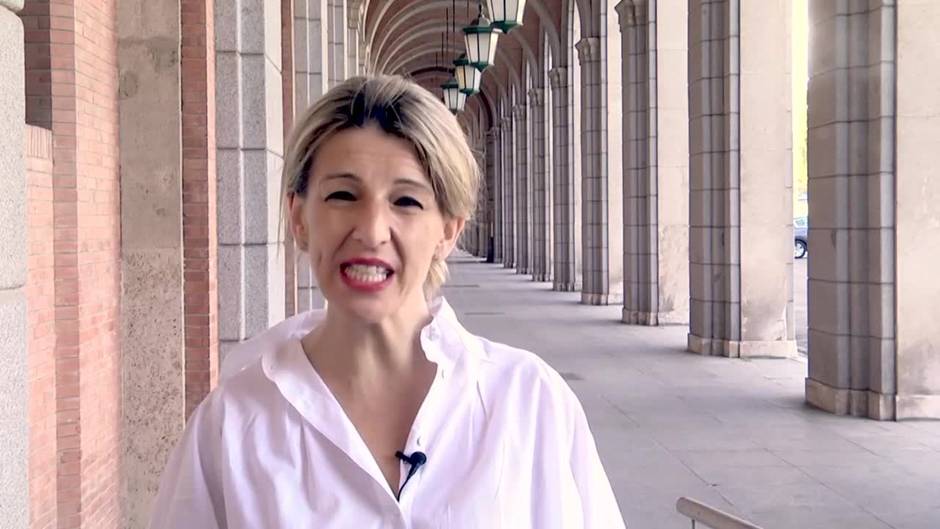 Yolanda Díaz señala que este primero de mayo "no es un día más"