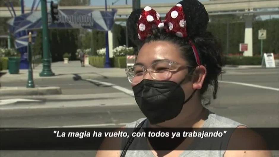 Disneyland California celebra su reapertura tras más de un año de cierre