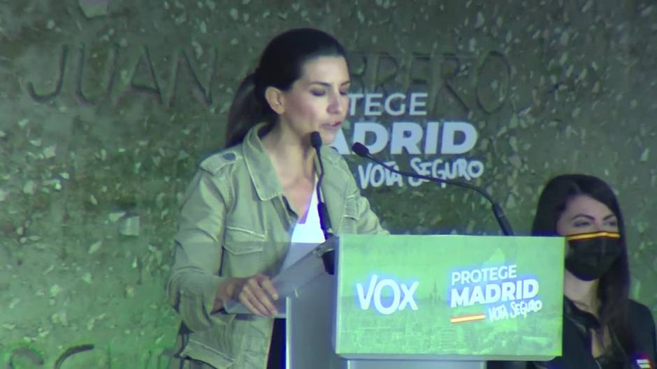 Monasterio pide conseguir en estas elecciones que Iglesias "se vaya a su casa"