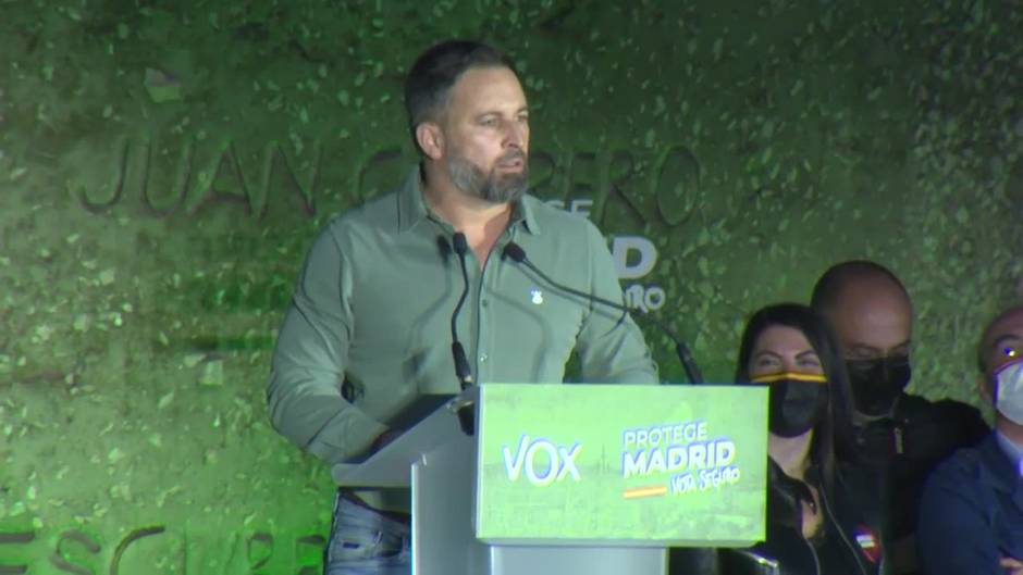 Abascal llama a iniciar en Madrid el fin del Gobierno de Sánchez