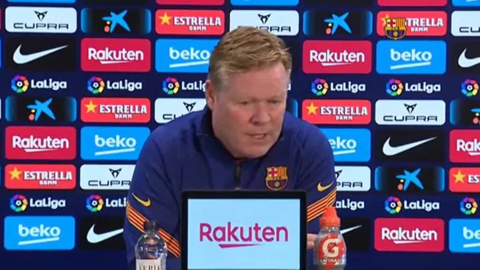 Koeman, sobre los arbitrajes: "Llega un momento en el que no sabes cuando es mano"