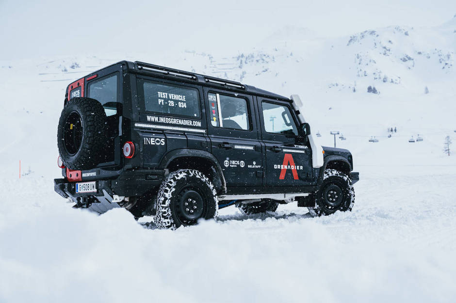 Duras pruebas de conducción off-road para el Ineos Grenadier