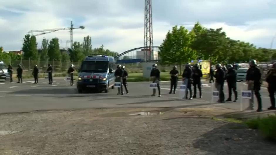 Manifestación en Lleida contra los tres meses de encarcelamiento de Hasél