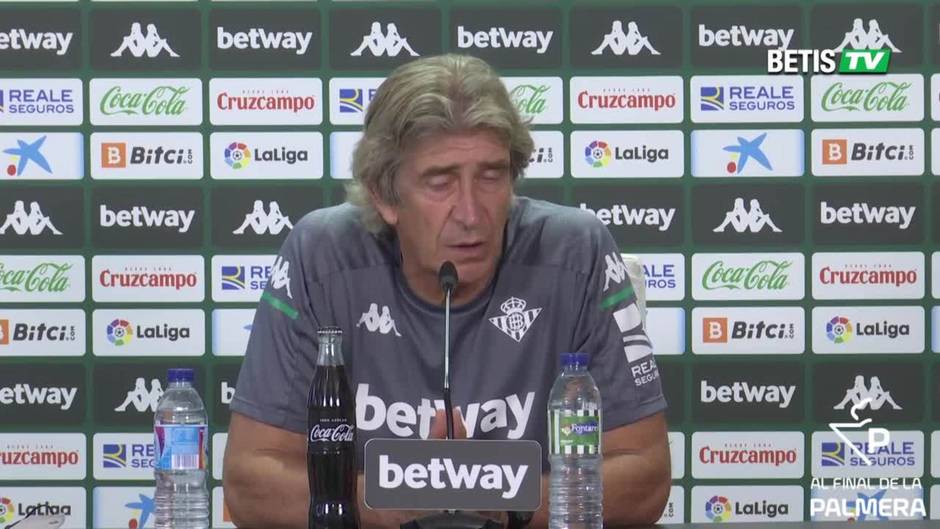 Pellegrini analiza la previa del Betis-Huesca de LaLiga