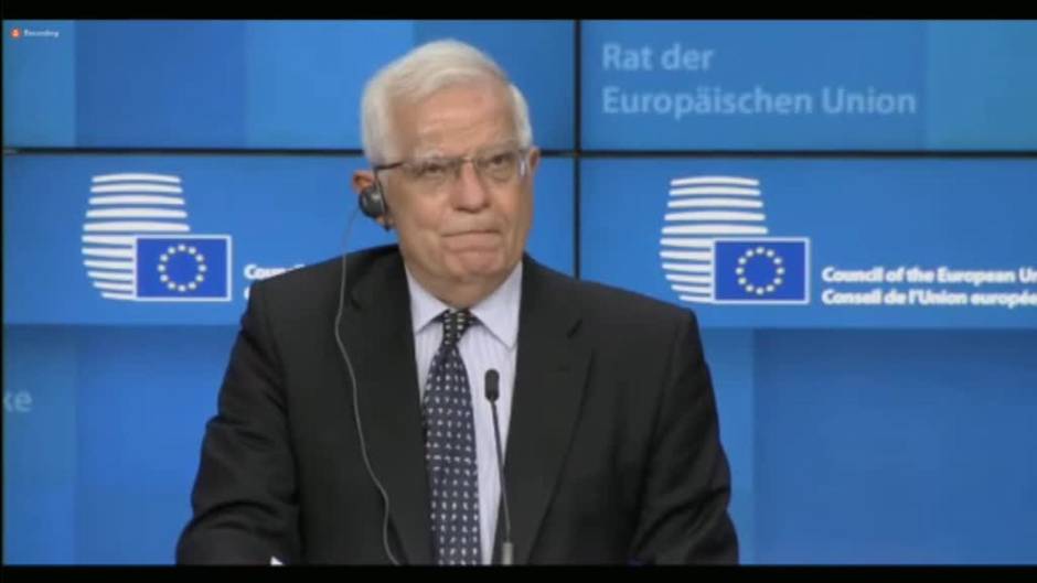 Borrell transmite a Sánchez "la plena solidaridad europea a España" por la crisis migratoria de Ceuta