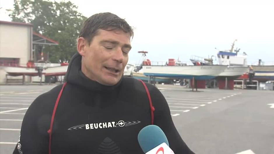 El delfín "Manoliño" pone en peligro la integridad física de los mariscadores de la ría de Noia