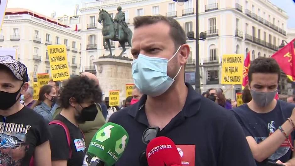 Concentración en Sol contra la subida de la luz: "Es una estafa"