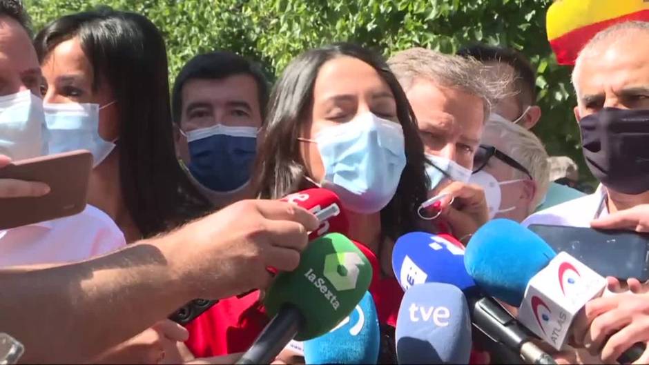 Arrimadas exige a Sánchez que cumpla lo que dijo en campaña y no indulte