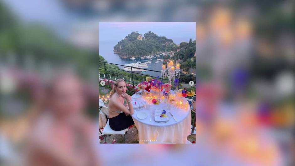 Así fue la escapada romántica de Chiara y Fedez en Portofino