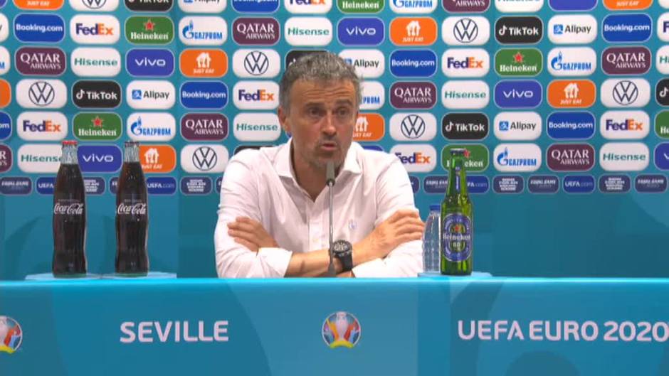 Luis Enrique tras el empate ante Suecia: "Todavía aspiramos a ser primeros de grupo"