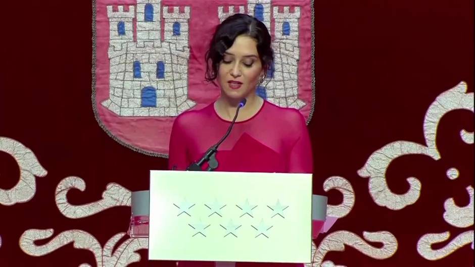 Ayuso toma posesión como presidenta de la Comunidad de Madrid