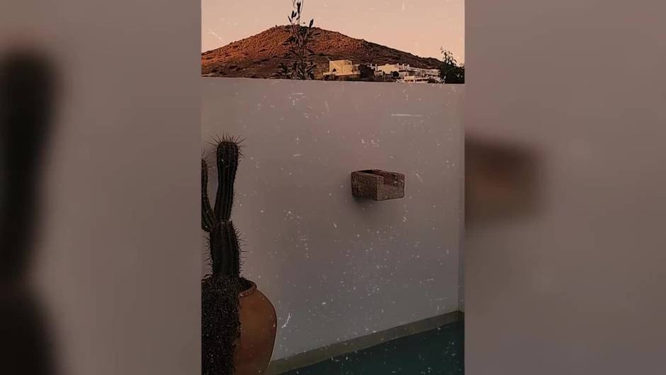 Isabel Jiménez disfruta de su escapada en el Cabo de Gata