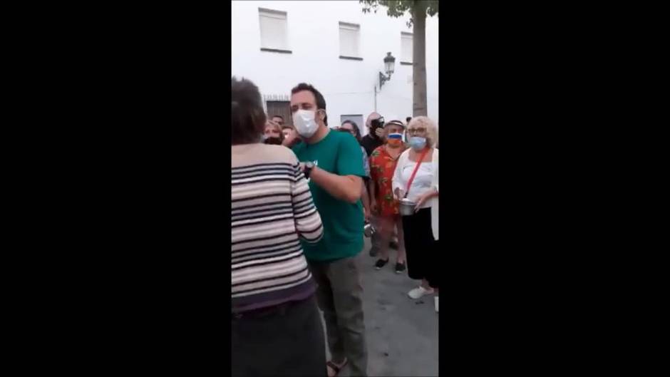 Protesta por los altercados en La Viña