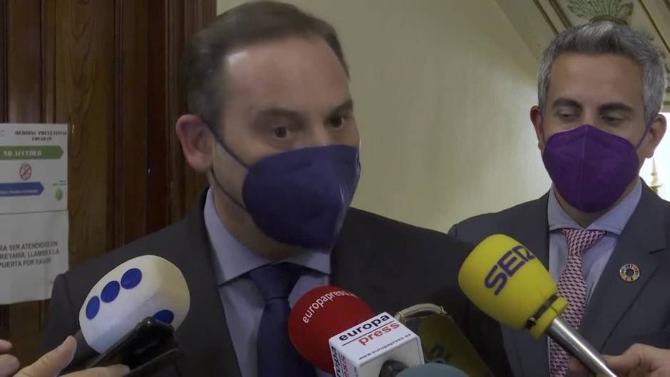 Ábalos advierte a Rufián: "Es un tema de convicción, no de oportunidad"