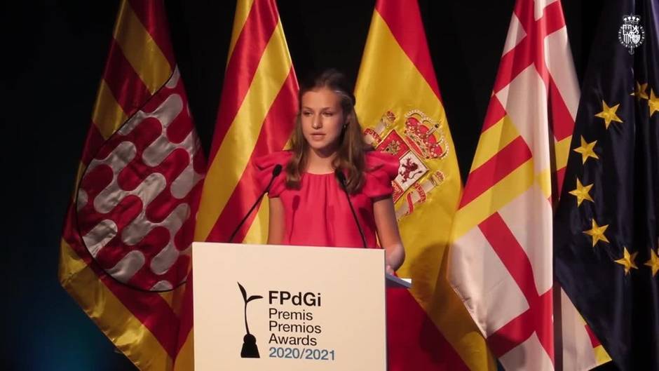 Princesa Leonor destaca a Cataluña por su "iniciativa, creatividad y emprendeduría"