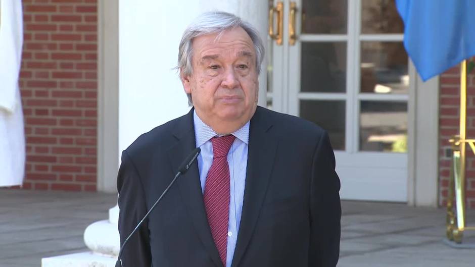 Guterres ve con buenos ojos el "diálogo" con Cataluña