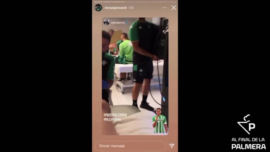 Pretemporada Betis: Bartra y la tele de Borja Iglesias para jugar en la habitación