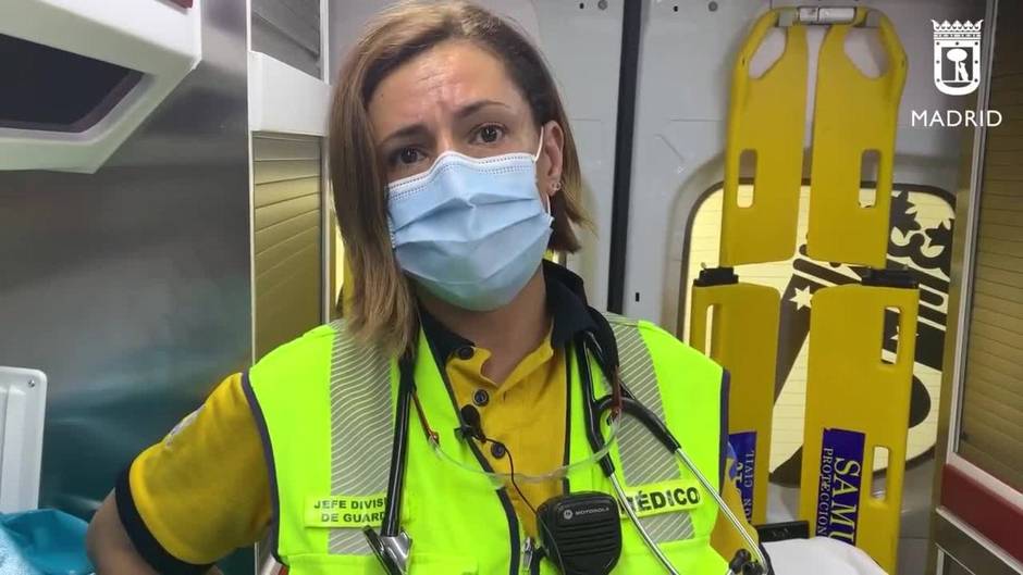 Un hombre de 45 años es asistido tras sufrir un golpe de calor en Vallecas