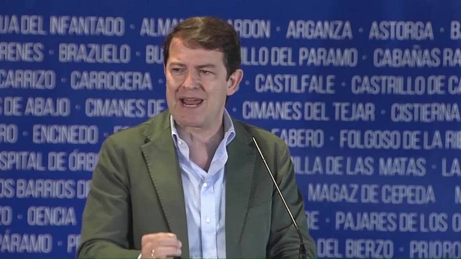 Mañueco quiere "cinco diputados como mínimo" para hacer a Casado presidente