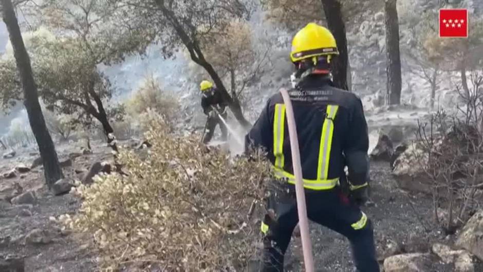 Controlado el incendio del pantano de San Juan, en Madrid