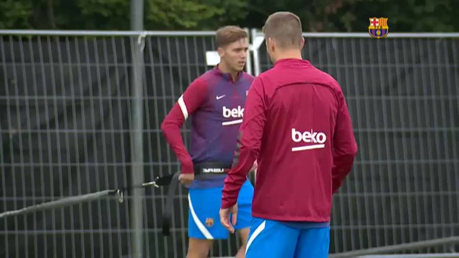 Último día de entrenamientos del Barça en Alemania