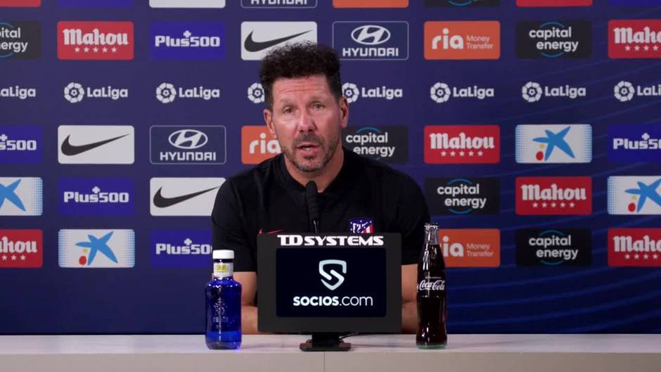 Simeone: "Nuestro único camino es el partido a partido"