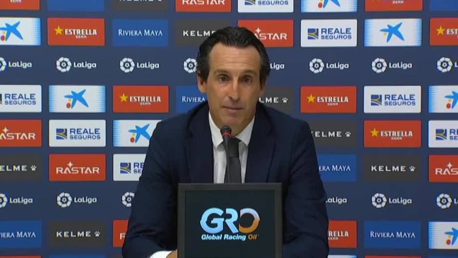 Unai Emery: "El empate es justo"