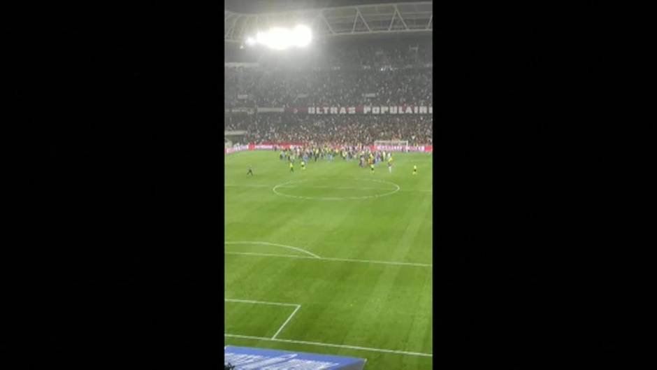 El Niza y el Marsella podrían ser sancionados tras la batalla campal en el Allianz Riviera