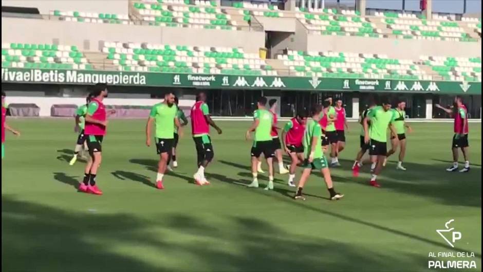 Último entrenamiento semanal del Betis