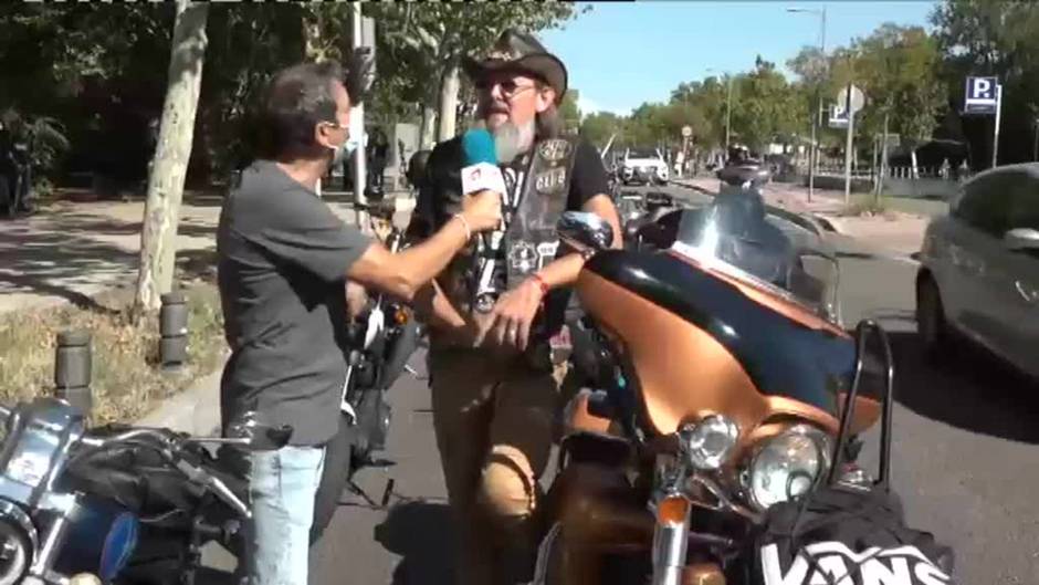 Los amantes de las Harley Davidson invaden Madrid