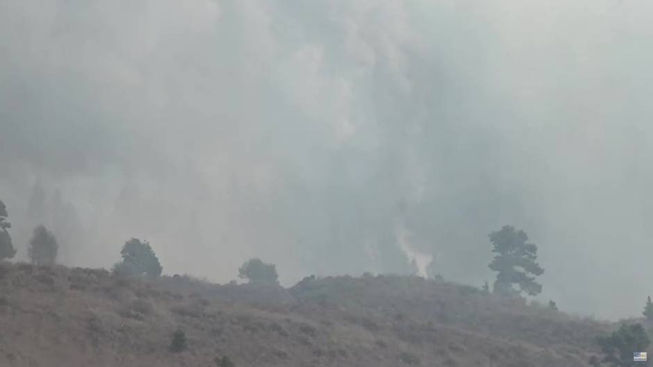 Comienza una erupción volcánica en La Palma