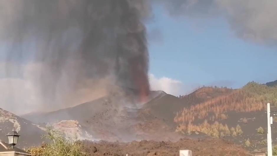 Así ha sido la última erupción ocurrida en La Palma