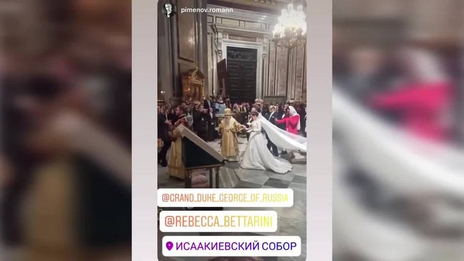 Jorge Romanov y Rebecca Bettarini se dan el 'sí, quiero' en Rusia