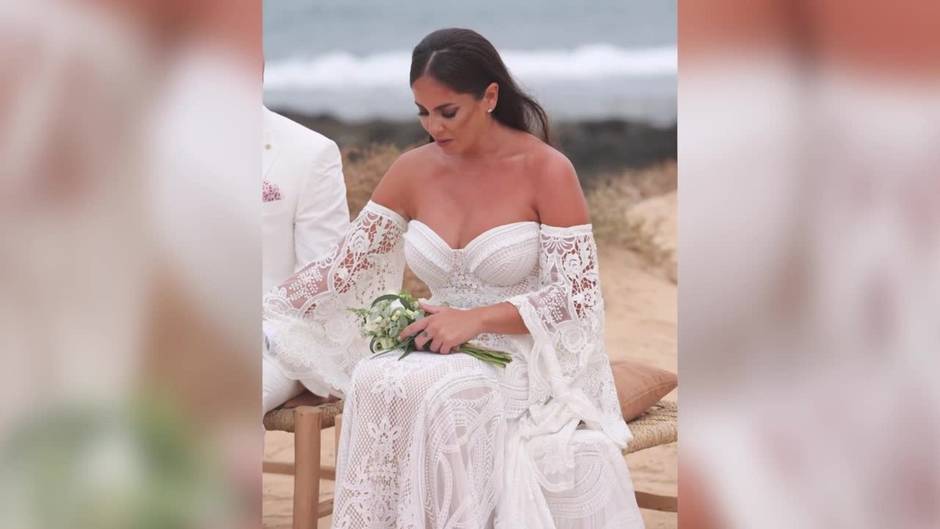 Anabel Pantoja y Omar Sánchez celebran una emocionante boda en La Graciosa