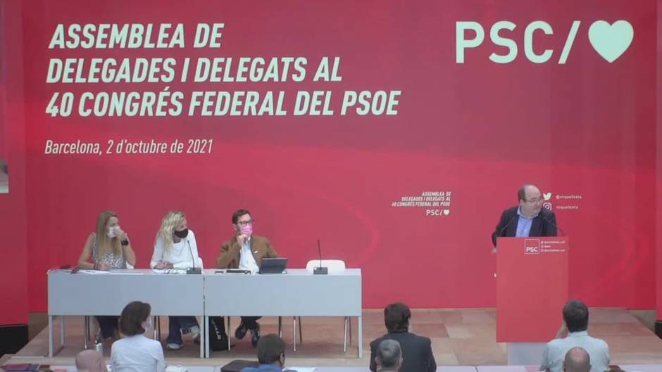 Miquel Iceta define al PSC como un "proyecto colectivo que debe estar en constante renovación"