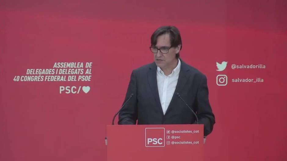 Salvador Illa acusa al Govern de "no estar a la altura" y erige al PSC como alternativa