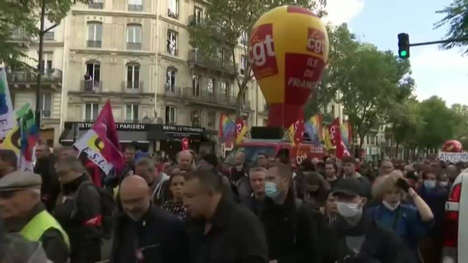 Los sindicatos franceses, en las calles