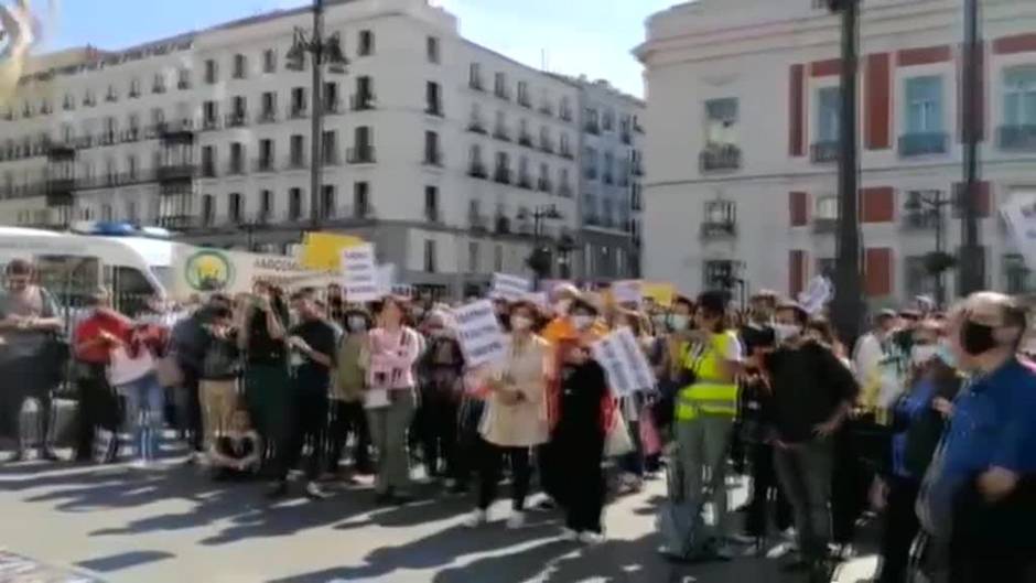 ASAV participa en la manifestación de Madrid del Día Mundial de la Salud Mental 2021