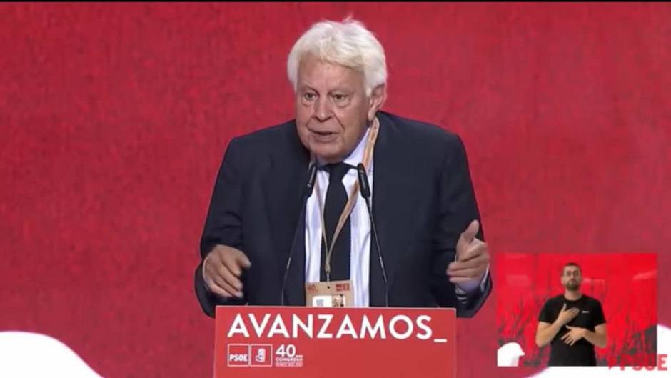 Felipe González garantiza su apoyo a Sánchez, sin "interferir"