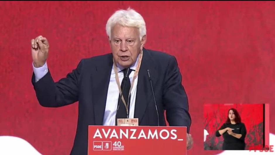 Felipe González se muestra orgulloso de pertenecer al "régimen del 78"