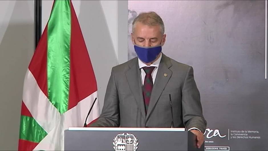 Urkullu pide una "valoración crítica" de la violencia para un "futuro honesto"