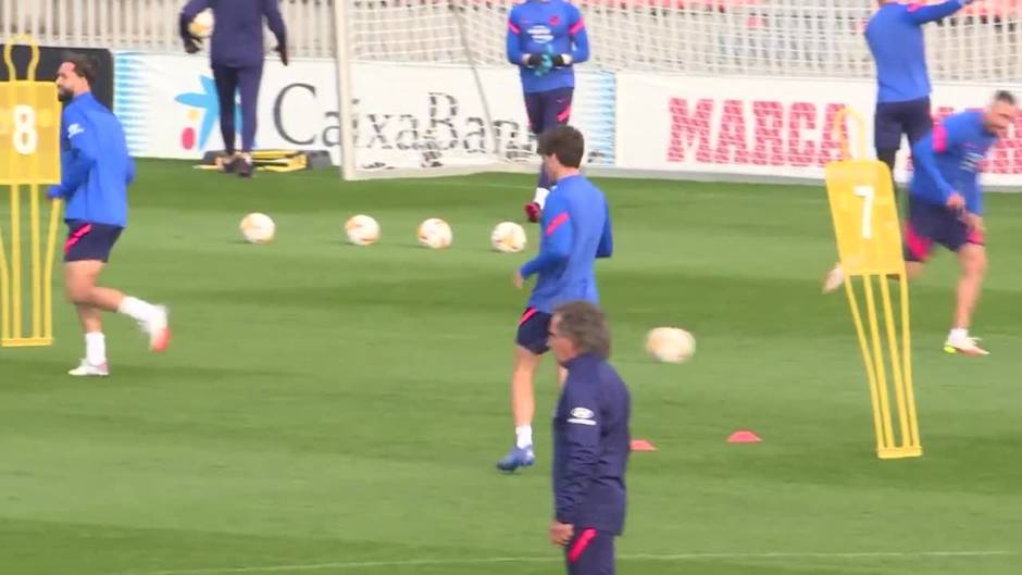 El Atlético de Madrid prepara su próximo partido ante el Betis