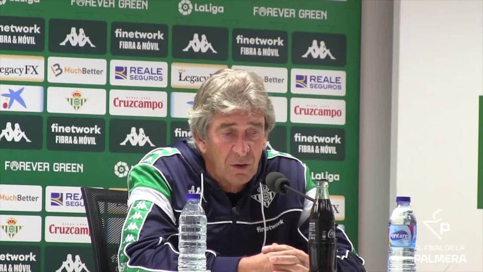 Pellegrini analiza la previa del Atlético de Madrid-Betis