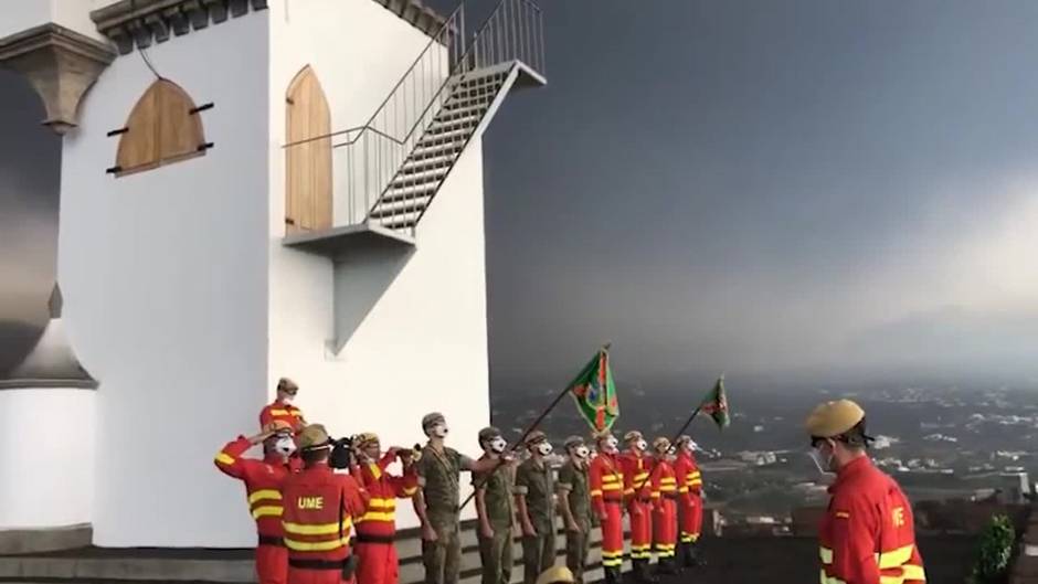 Ejército homenajea a los fallecidos de La Palma este 1 de noviembre