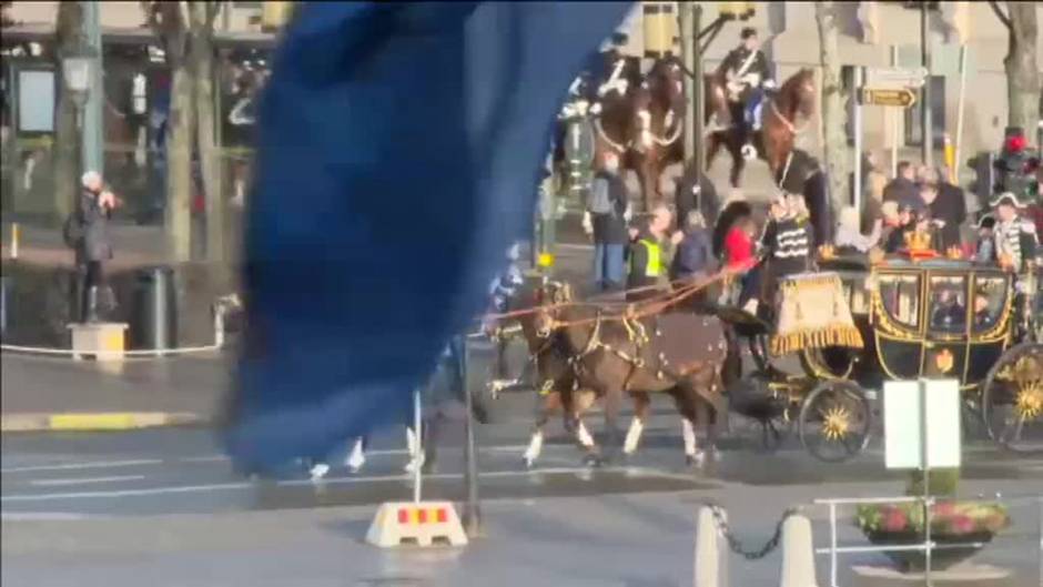 Cena de gala de los Reyes en Suecia