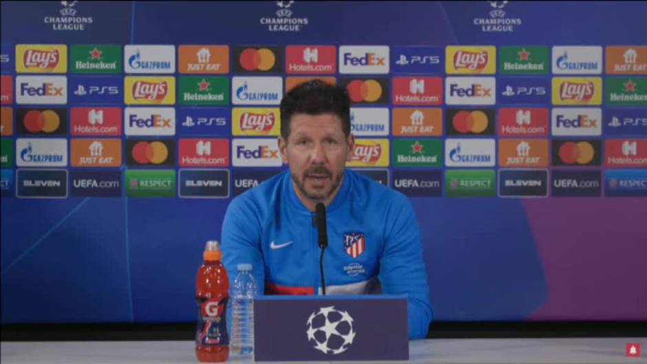 Simeone: "Confío absolutamente en mi equipo"