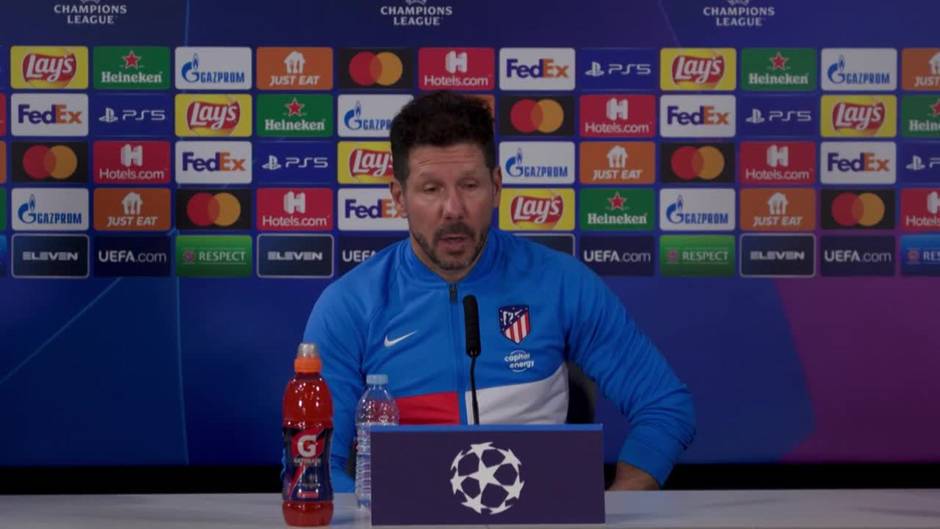 Simeone: "Confío absolutamente en mi equipo"